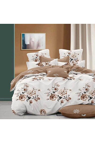 Patul Fine Cotton Linen, Sulphur, Double Bed, 2 Persons, 6 Pieces