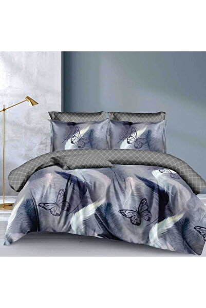 Patul Fine Cotton Linen, Sulphur, Double Bed, 2 Persons, 6 Pieces