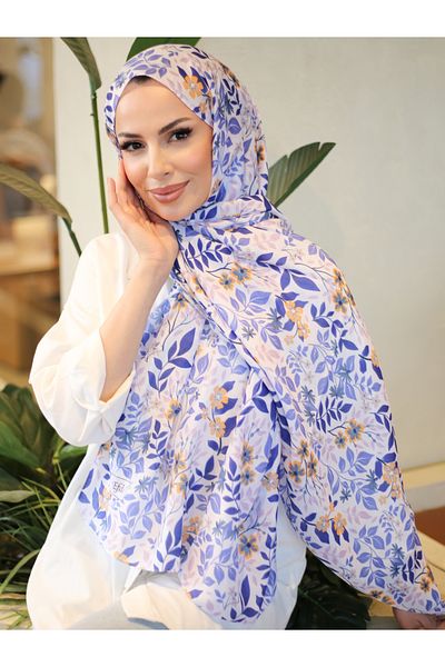 efdal şal eşarp Summer Pattern Imported Cotton Shawl