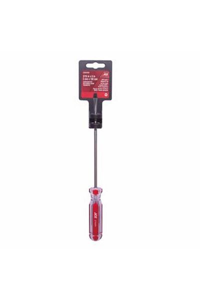ACE Steel Slotted Taper Screwdriver W/PVC Handle (5 x 150 mm)