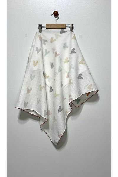 Kocaman Bebe Patterned 80*90 Baby Muslin Blanket