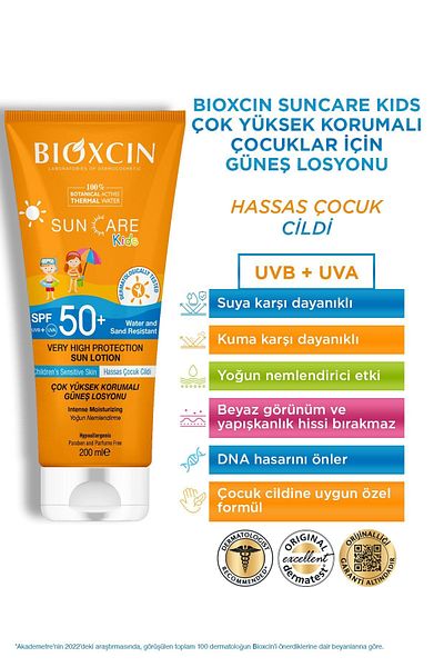 Seddar Collection Suncare Kids Lotion Spf50 200 ml