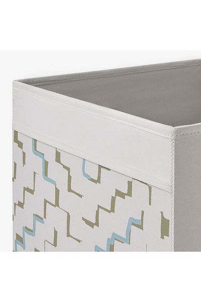 IKEA Dröna Box, Beige, Patterned, 33X38X33 cm