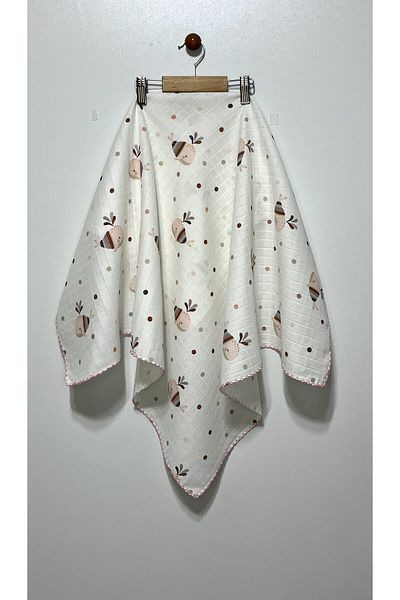 Kocaman Bebe Patterned 80*90 Baby Muslin Blanket