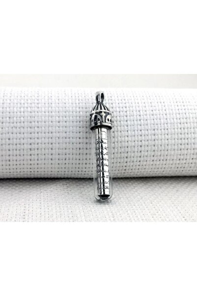 shop Ayetel Kursi Dualı Zemzem Sulu Muska Cevşen 925 Ayar Gümüş Erkek Kolye Ucu