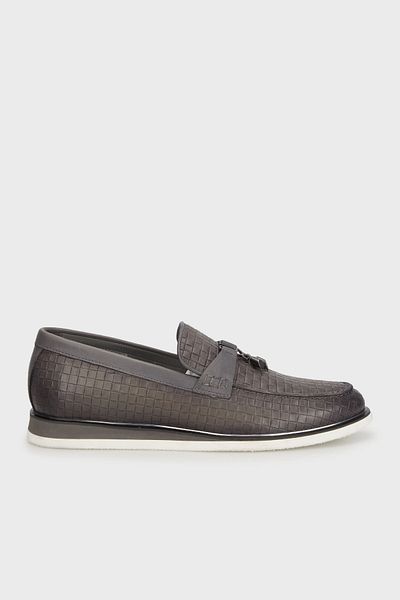 MARCOMEN Accessories Leather Crocodile Patterned Loafer Shoes Men's Shoes 15211305g1