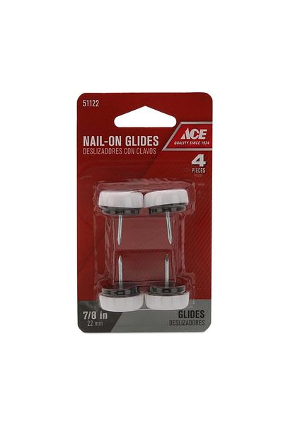 ACE Nail-On Glides (22.2 mm, Pack of 4)