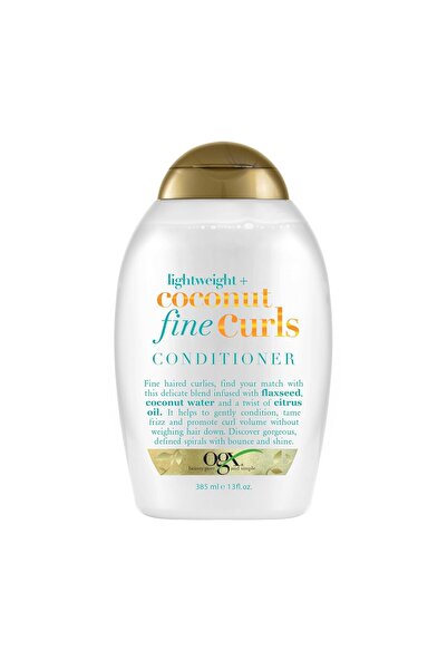 OGX كريم العناية بالشعر بتجعيدات جوز الهند الناعمة 385 مل