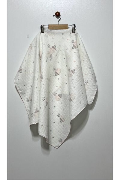 Kocaman Bebe Patterned 80*90 Baby Muslin Blanket