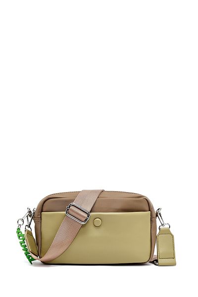 Derimod Women's Green Accessory Detailed Crossbody Bag 25Sbd275614