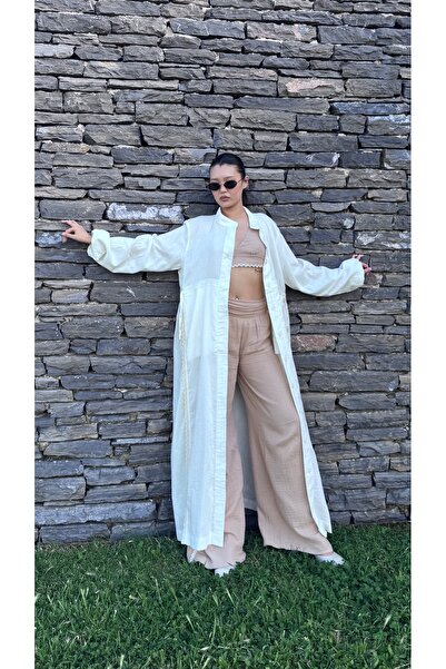 SARE ERKMEN Τσόκαρο Φεράζ - Καπάκι Καλοκαιρινό 100% Βαμβακερό Ύφασμα Μουσελίνας