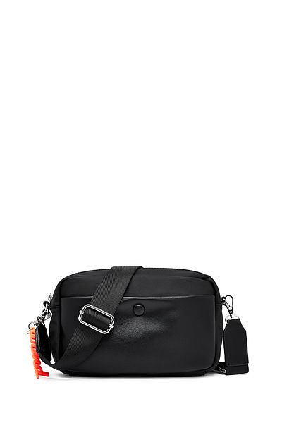 Derimod Women's Black Accessory Detailed Crossbody Bag 25Sbd275614