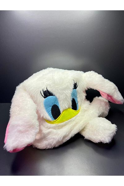 doğan hediyelik High Quality Plush Movable Moving Ears Rabbit Kids Hat Headphone