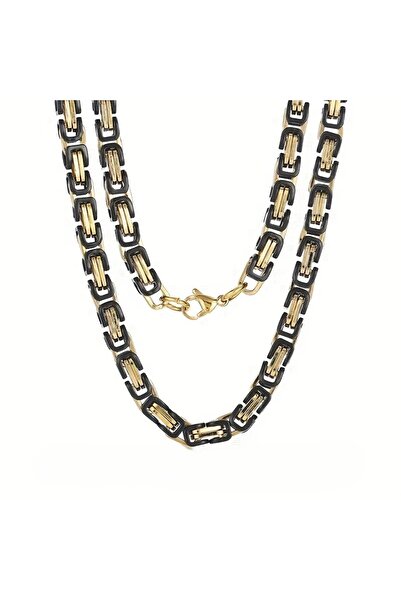 Tasarım Çelik Takı Seti Bileklik Kolye Kral Zincir Model 0.5 Mm 21-55 Cm Biza...