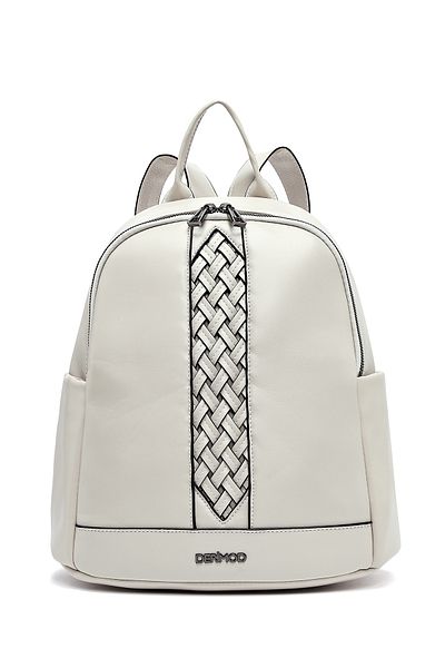 Derimod Women's Beige Patterned Backpack 25Sbd265118