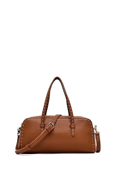 Derimod Women's Brown Long Strap Shoulder Bag 25Sbd2862Ft