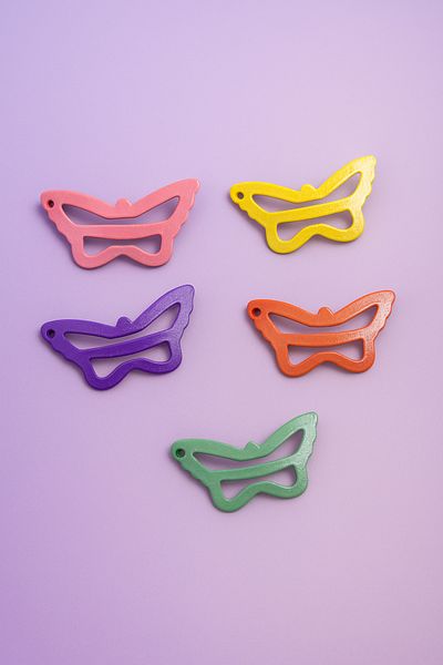PREGIO Women's 6-Piece Colorful Snap Hair Clips