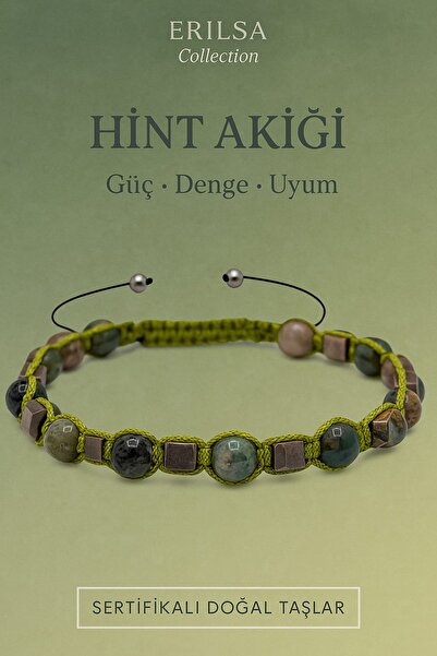 Erilsa سوار من الأحجار الطبيعية الهندية والثيرا هيرتز المعتمد - اشعر بالقوة والانسجام والثبات