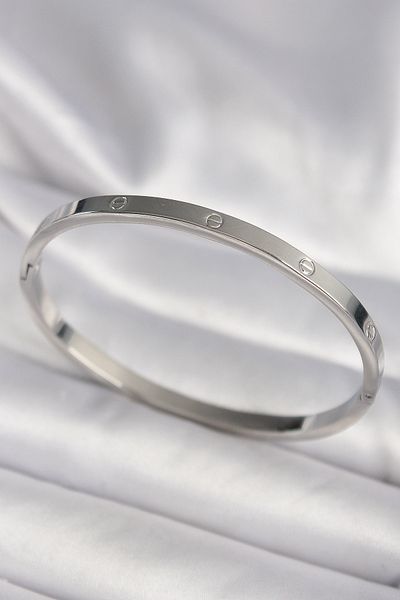 merland benvecocuk 316L Steel Silver Color Model Women's Bracelet - Lisinya