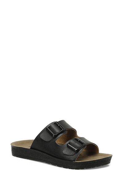 Polaris 91.311757.Z5Fx Black Women's Slippers