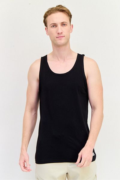 adidas Men 2 Pcs Sportswear Fit Sleeveless Training Tank Top, Black