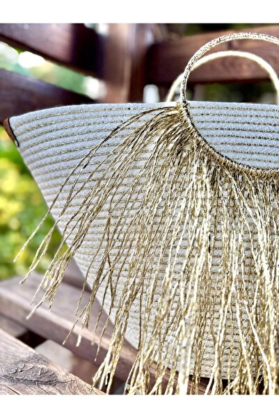 NuaCraft Straw Beach Bag Handmade