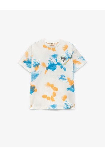 Koton New Season Printed Short Sleeve Crew Neck Cotton Oversize T-Shirt