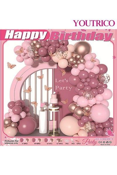 Youtrico Dreamy Macaron Balloon Garland - Pastel Colour Wedding Decoration