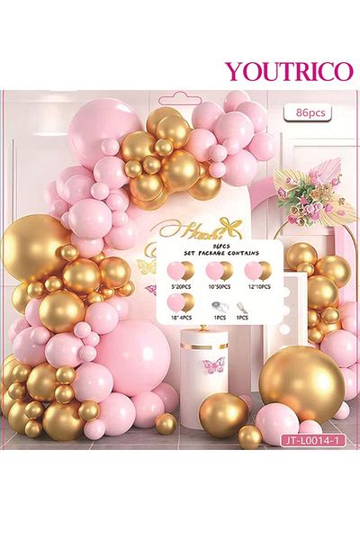 Youtrico Dreamy Macaron Balloon Garland - Pastel Colour Wedding Decoration