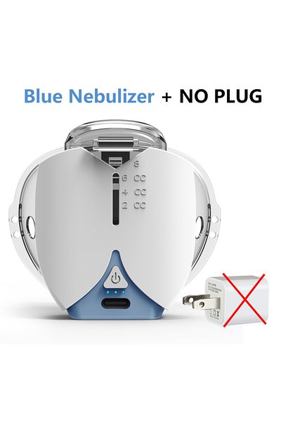 Choice 492E Blue (No-Plug) Portable Nebulizer Machine Medical Nebuliser Inhalator Adult Kids Silent Asthma