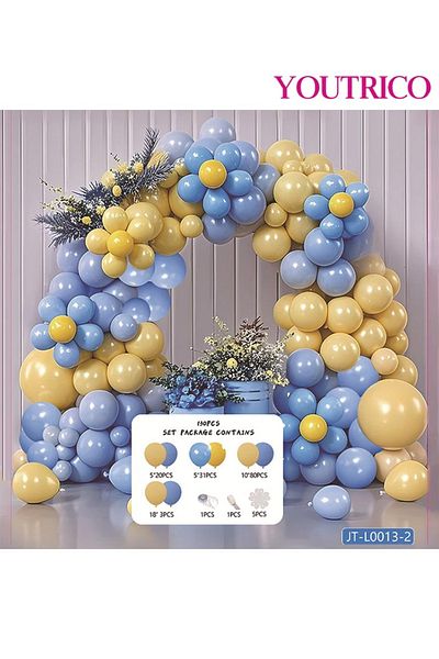 Youtrico Dreamy Macaron Balloon Garland - Pastel Colour Wedding Decoration