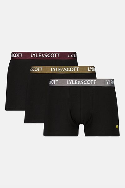 Lyle & Scott Men 3 Pcs Brand Logo Trunk, Multicolor