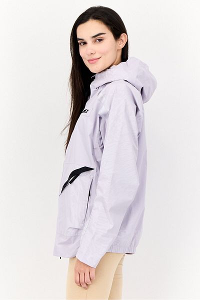 adidas Women Sportswear Fit Hooded Outdoor Jacket, Lavender