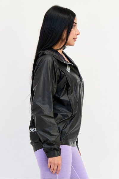 hoka Women Sportswear Fit Running Jackets, Black