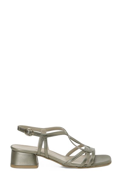 Polaris 325077.Z 5FX Altın Kadın Topuklu Sandalet