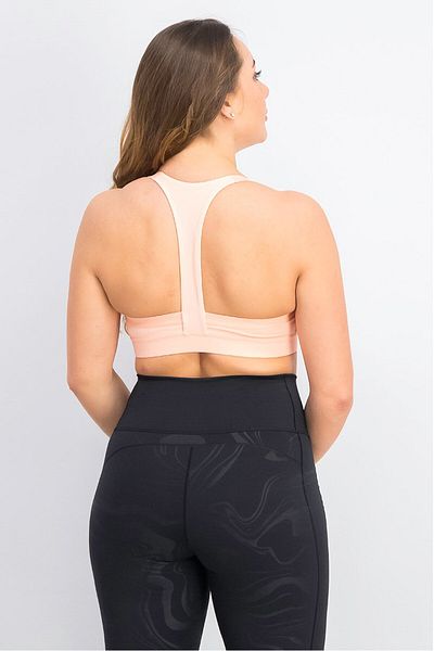 adidas Women Sleeveless Padded Sport Bra, Peach