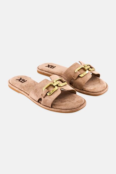 XTI Women Slip On Flats, Beige