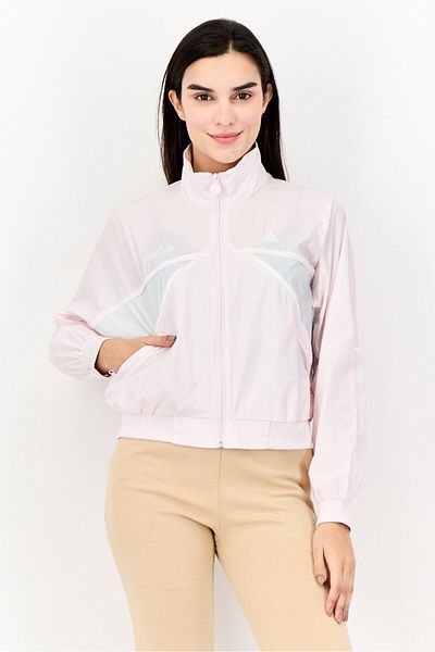 adidas Women Sportswear Fit Long Sleeve Outdoor Sweatshirt, Pink