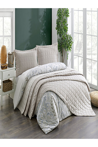 Kristal KRİSTAL CASUAL NEVRESİMLİ YATAK ÖRTÜSÜ SETİ / BED COVER WITH DUVET COVER