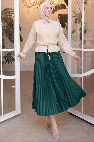 TRENDTESETTÜR ΓΥΝΑΙΚΕΙΑ ΠΡΑΣΙΝΗ (ΣΜΑΡΑΓΔΙΚΗ) ΠΙΤΣΑΦΙΚΗ ΦΟΥΣΤΑ T 9831