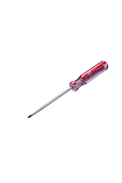 Generic مفك براغي ACE CRV برأس مغناطيسي أحمر وفضي 5 × 100 مم XM18010410