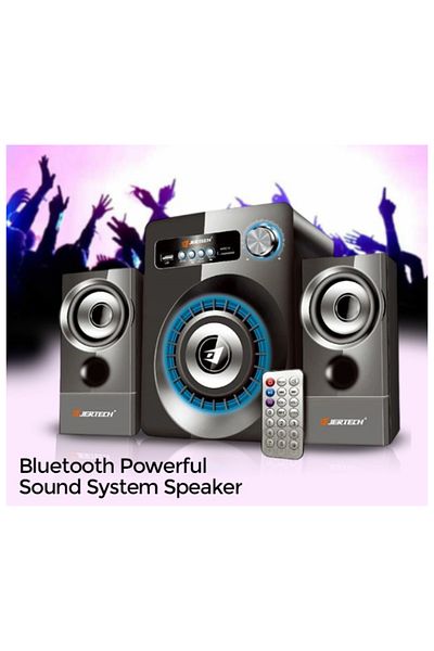 MACON JERTECH 2.1 Channel Bluetooth Powerful Sound System Speaker - Black
