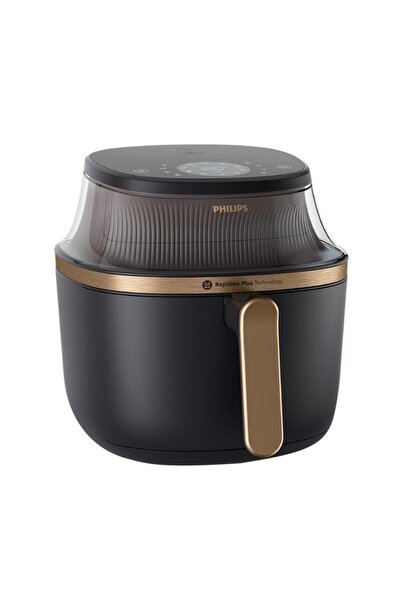 Generic مقلاة هوائية بتقنية RapidAir Plus من Philips 3000 Series باللونين الأ...