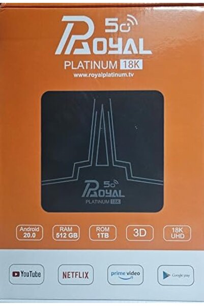Generic Royal Platinum TV Box Ultimate with 1 year subscription, Live Sports Movies & Series