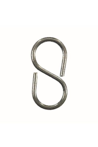 Generic ACE 3-Piece High Quality Zinc Plated Steel Closed S-Hook Silver 2-1/8inch 5031463