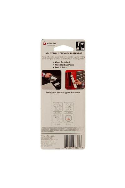 Generic Velcro Industrial Strength Heavy Duty Hook and Loop Sticky Coin White 4.7cm 90363