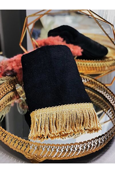 kumru çeyizz - %100 Bambu Püsküllü Yüz Havlusu 50x90