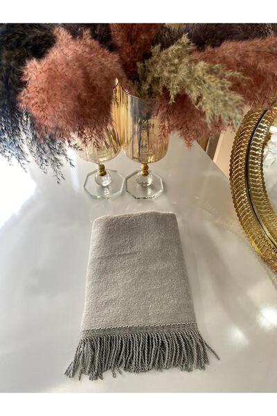 kumru çeyizz %100 Bambu Püsküllü Yüz Havlusu 50x90