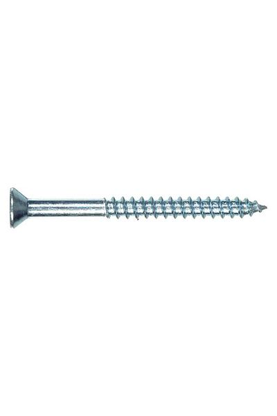 Generic براغي خشب فيليبس مسطحة الرأس من هيلمان، 15 قطعة، فضية، 10 × 1 بوصة، 5808