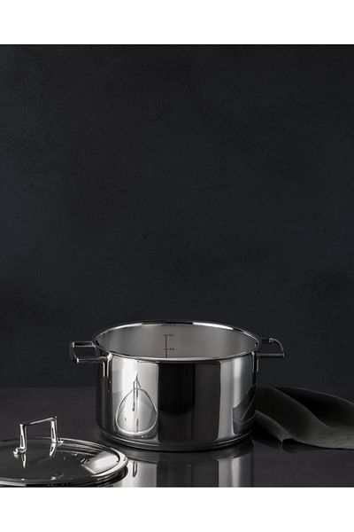 Madame Coco Elena Deep Pot - Steel - 24 cm